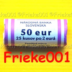 Slovaquie 2 euro rol 2015 comm.(Drapeau européen des 30 ans)