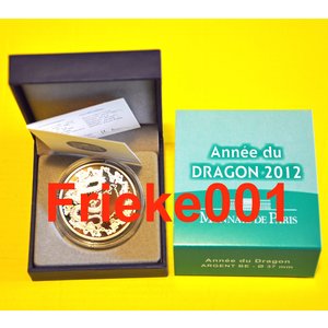 France 10 euro 2012 Proof.(Année du dragon)