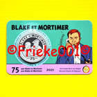 België 5 euro 2021 in blister.(Blake en Mortimer)