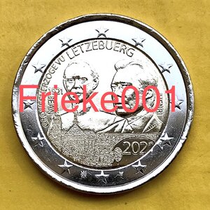 Luxembourg 2 euro 2021 comm.(Duc)(Relief)