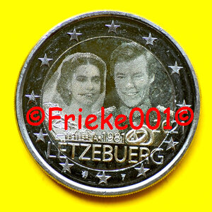 Luxembourg 2 euro 2021 comm.(Marriage)(Photo)