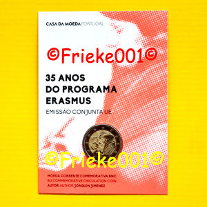 Portugal 2 euro 2022 comm in blister.(Erasmus)