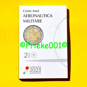 Italy 2 euro 2023 comm in blister.(Air Force)