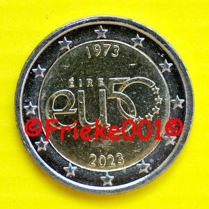 Ireland 2 euro 2023 comm.(50 years EU accession)
