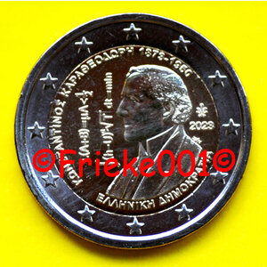 Greece 2 euro 2023 comm.(Constantin Carathéodory)