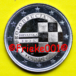 Croatie 2 euro 2023 comm.(Membre de la zone euro)