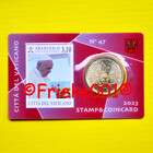Vaticaan 50 cent 2023 + postzegel in coincard 47ste