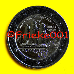 Estland 2 euro 2020 comm.(Antartica)