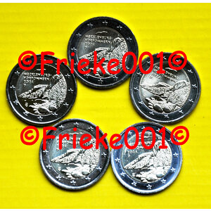 Germany 5x 2 euro 2024 comm.(Mecklenburg-Vorpommern)