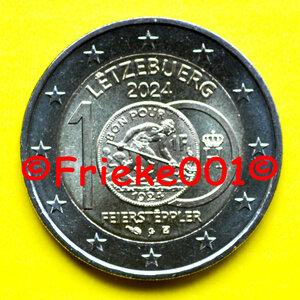 Luxembourg 2 euro 2024 comm.(100ème anniversaire de l'introduction du franc)