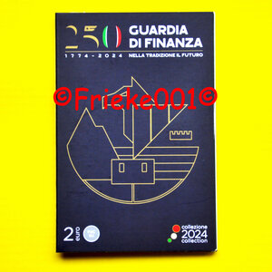 Italië 2 euro 2024 comm in blister.(Guardia Finanza)