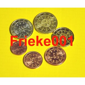 Portugal 1,2,5,20,50 cent et 1 euro 2010 unc