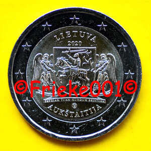 Lithuania 2 euro 2020 comm.(Aukštaitija)