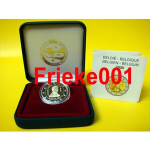 België 2 euro 2009 comm proof.( Louis Braille)