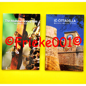 Malte 2x 2 euro 2024 comm sous blister.(Abeille et Citadelle Gozo)