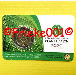 België 2 euro 2020 comm in blister.(Plantengezondheid) Frans