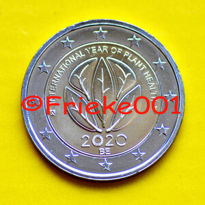 Belgium 2 euro 2020 comm.(Plant health)