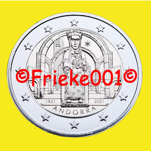 Andorra 2 euro 2021 comm.(Meritxell)
