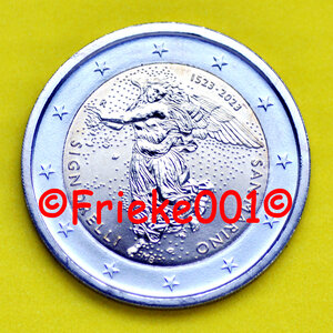 San marin 2 euro 2023 comm.(Luca Signorelli)