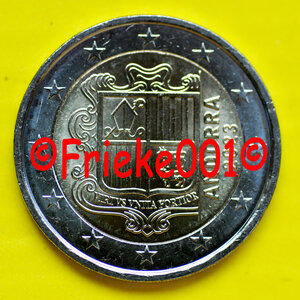 Andorre 2 euro 2023 unc