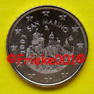 San marin 50 cent 2003 unc