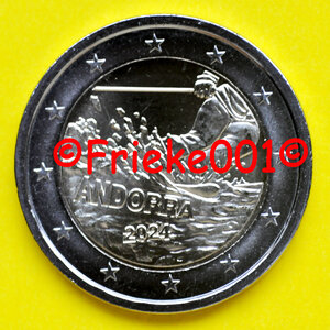 Andorra 2 euro 2024 comm.(100 Years of Skiing)