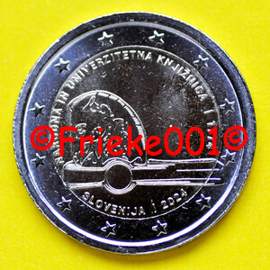 Slovenië 2 euro 2024 comm.(100 jaar universiteitsbibliotheek)