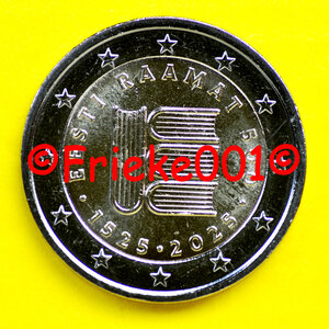Estonie 2 euro 2025 comm. (Langue écrite)