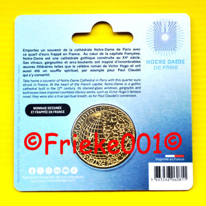 Frankrijk 25 cent 2025 unc in blister.(Notre Dame)