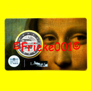 France 2 euro 2025 comm sous blister.(Louvre-Mona Lisa)