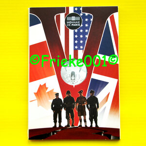 Frankrijk 10 euro 2025 zilver in blister.(VE Day 80 jaar)