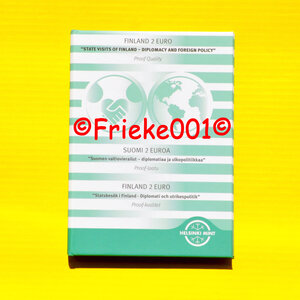 Finland 2 euro 2025 comm proof in blister.(Diplomacy and foreign policy)