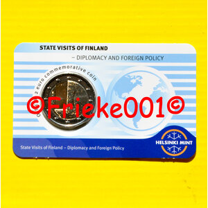 Finland 2 euro 2025 comm in blister.(Diplomatie en buitenlands beleid) Engels