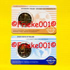 Finland 2x 2 euro 2025 comm in blister.(Diplomatie en buitenlands beleid) Fins + Engels
