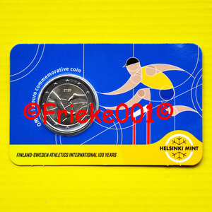 Finland 2 euro 2025 comm in blister.(Atletiek) Engels
