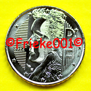 Frankrijk 50 cent 2024 unc