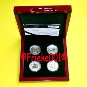 Luxembourg 4x 2 euro comm 2024-2025 proof reverse