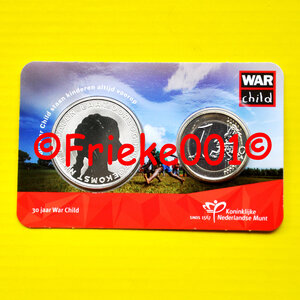 Pays-Bas 1 euro 2025 unc sous blister + médaille. (30 ans Warchild)