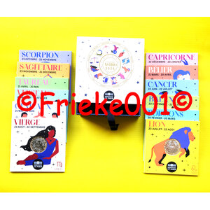 France 12x 5 euro 2026 sous blister et boîte.(Astrologie)
