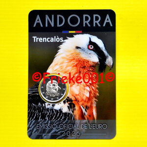 Andorre 2 euro 2025 comm sous blister.(Gymphéa)