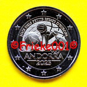 Andorra 2 euro 2025 comm.(Games Small States)