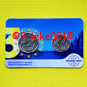 Finland 20 and 10 cent 2025 in blister