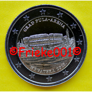 Croatie 2 euro 2025 comm.(Pula Arena)