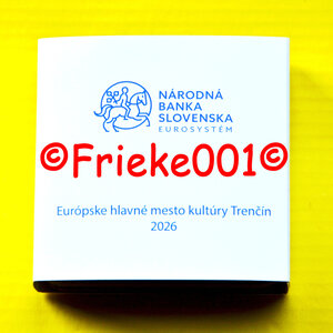 Slovakije 2 euro 2026 comm belle epreuve.(Trencin)