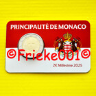 Monaco 2 euro 2025 unc sous blister.