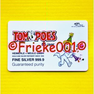 Nederland 85 jaar Tom Poes 1 gram zilver in blister 2026