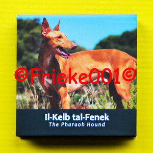 Malta 2 euro 2026 comm proof.(Pharaoh Hound)