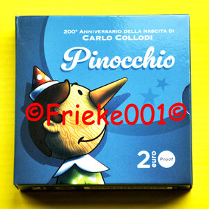 Italië 2 euro 2026 comm proof.(Pinocchio)