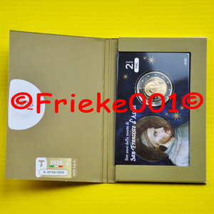 Italië 2 euro 2026 comm in blister.(Franciscus van Assisi)