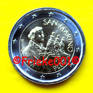 San marin 2 euro 2026 unc